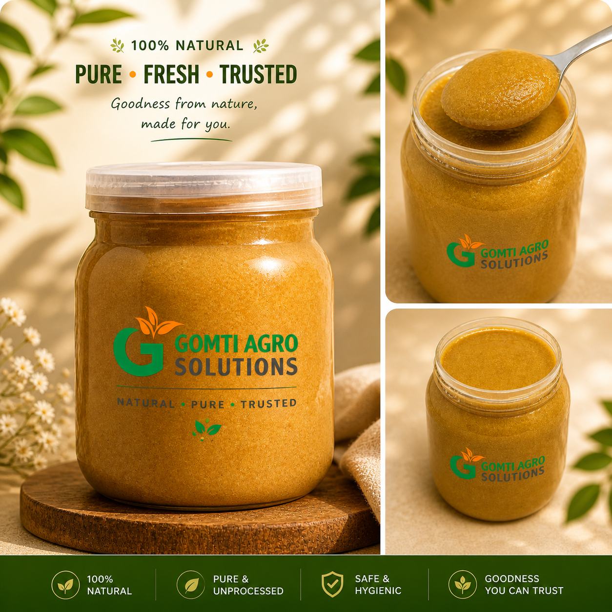 Pure Cow Ghee - Gomti Agro Solutions